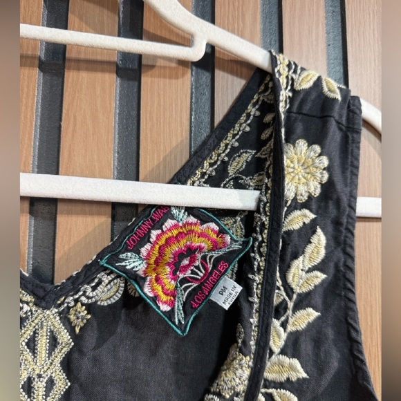 Johnny Was embroidered kaftan dress Sz PM - Picture 4 of 7